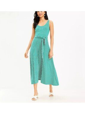 loft green striped dress Short Green Homecoming Dress with Beads main image 1